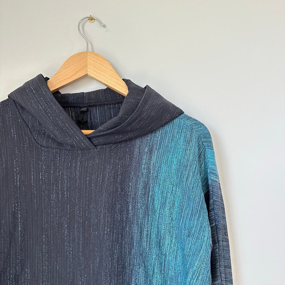 Lululemon Varsa Lab Ombre Hoodie Pullover Aurora Glow Jacquard Black Navy S - Picture 5 of 9